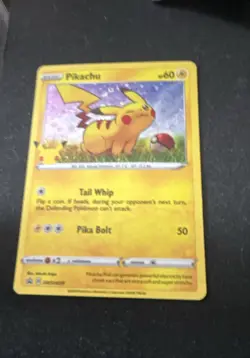 Pokemon TCG Pikachu Black & White BW54 Holo Promo Promo - Image 1