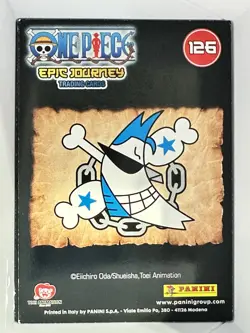 Panini One Piece Epic Journey Trading Card #126 Franky Wanted Poster - Image 2