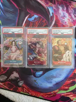 2025 ONE PIECE S. CHINESE NEW YEAR'S RED PACK PROMOS #066 BOA HANCOCK PSA 10 Set - Image 1