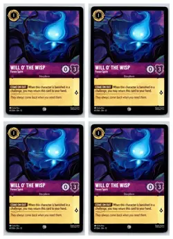 #47 Will o' the Wisp - Forest Spirit Playset x4 2026 Lorcana Wilds Unknown 4x - Image 1