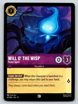 #47 Will o' the Wisp - Forest Spirit Playset x4 2026 Lorcana Wilds Unknown 4x - Image 2