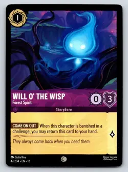 #47 Will o' the Wisp - Forest Spirit Playset x4 2026 Lorcana Wilds Unknown 4x - Image 4