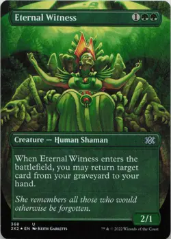 Eternal Witness (Borderless) - FOIL - U Double Masters 2022 368 - MTG - Image 1