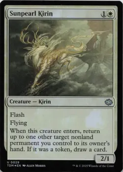 Sunpearl Kirin - FOIL - U Tarkir: Dragonstorm 29 - MTG - Image 1