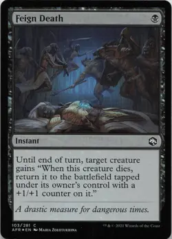 Feign Death - FOIL - C Adventures in the Forgotten Realms 103 - MTG - Image 1