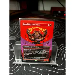 Borderless POSSIBILITY TECHNICIAN mtg NM-M Edge of Eternities 1 Rare - Image 1