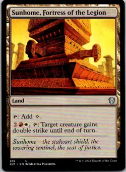 Magic the Gathering Sunhome, Fortress of the Legion Commander 2021 MTG - Image 1