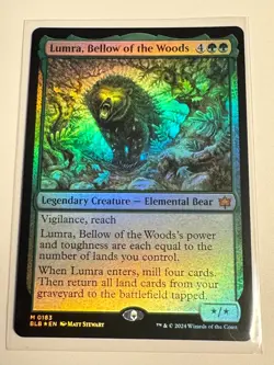 Lumra, Bellow of the Woods Bloomburrow Foil NM MTG Commander - Image 1