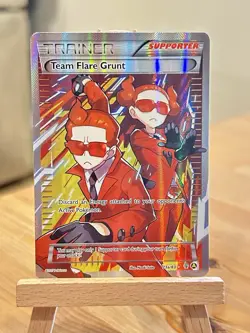 Pokemon TCG Team Flare Grunt 73a/83 Full Art Supporter Alternate Art Promo X&Y - Image 1