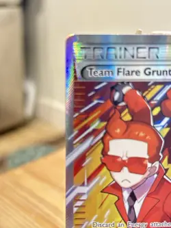 Pokemon TCG Team Flare Grunt 73a/83 Full Art Supporter Alternate Art Promo X&Y - Image 2