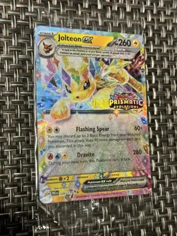 Pokemon TCG Sealed Stamped Holiday Calendar Promo Jolteon Ex PRE 030/131 - Image 2