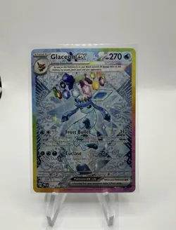 Pokemon Glaceon ex Prismatic Evolution 150/131 Special Illustration Rare TCG - Image 1