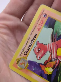 CHARMELEON 1ST EDITION SHADOWLESS Pokemon Non Holo Base Set 24/102 English WOTC - Image 2