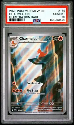 2023 Pokemon 151 # 169 Charmeleon Illustration Rare PSA 10 GEM MINT! Free Ship! - Image 1