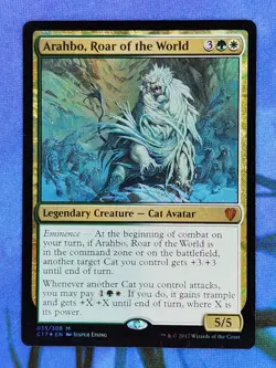1x FOIL Arahbo, Roar of the World, NM, C17, Magic: the Gathering, MtG - Image 1