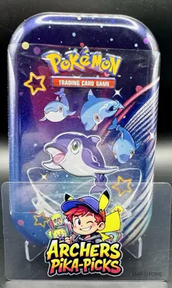 SEALED-FINIZEN-PALDEAN FATES MINI TIN-SHINY-POKEMON-SHIPPING INCLUDED! - Image 1