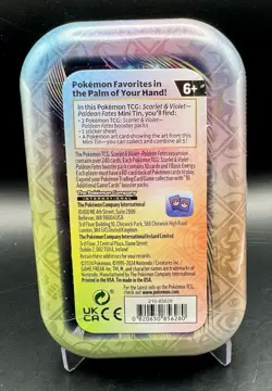 SEALED-FINIZEN-PALDEAN FATES MINI TIN-SHINY-POKEMON-SHIPPING INCLUDED! - Image 3