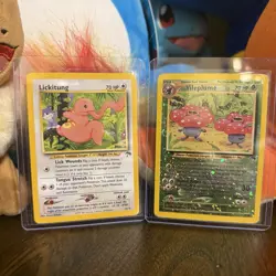 Pokemon TCG reverse holo Vileplume 17/18 Lickitung 16/18 Southern Islands - Image 1