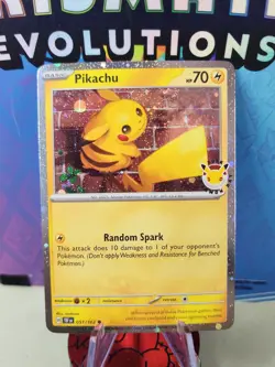 Pikachu 51/162 Stamped 2026 Pokemon Day 30th Anniversary Promo TCG - Image 1