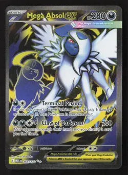 Mega Absol ex Ultra Rare Holo MEG 161/132 NM Pokemon TCG - Image 1