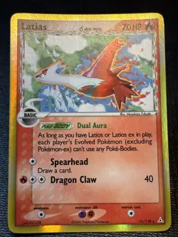 Pokemon TCG Latias (Delta Species) 11/110 Holo Rare EX Holon Phantoms - LP - Image 1