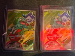 2x Pokemon Bulbasaur 037 Holo Promo MEP First Partner Illustration - Image 1