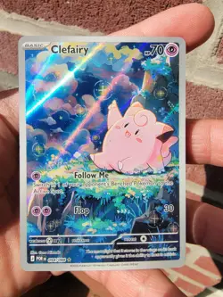 Pokemon TCG Clefairy 094/088 Perfect Order Illustration Rare Full Art Holo - Image 1