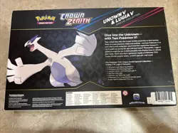 Pokemon Crown Zenith Unown v & Lugia v Special Collection Figure Sealed - Image 2