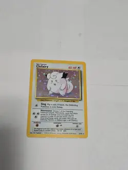 Clefairy 5/102 Base Set Unlimited Holo Rare Pokemon TCG Vintage 1999 WoTC - Image 3