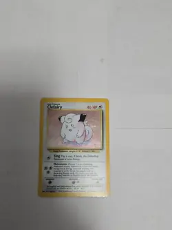 Clefairy 5/102 Base Set Unlimited Holo Rare Pokemon TCG Vintage 1999 WoTC - Image 4