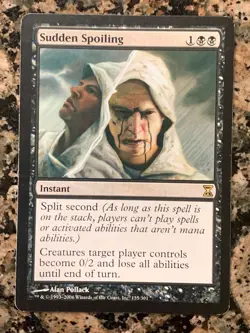 MTG Sudden Spoiling x1 Time Spiral, Magic the Gathering - Image 1