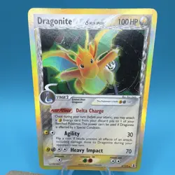 Pokemon Dragonite Delta Species 3/113 Holo Rare 100HP Stage 2 MP - Image 1