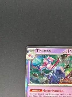 Pokemon - Tinkaton SVP020 Promo Holo Paldea Evolved Stamped LP - Image 2