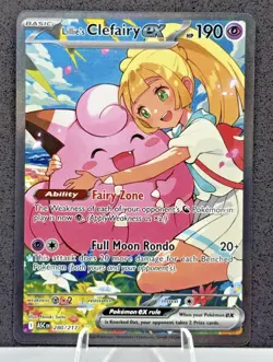 Pokemon Lillies Clefairy ex 280/217 special illustrated Rare Ascended Heroes SIR - Image 1