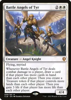 NM Battle Angels of Tyr, MTG, Baldur's Gate, Magic the Gathering, 9 - Image 1
