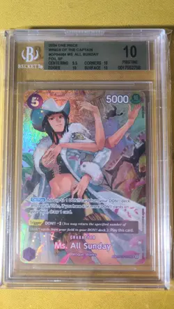 One Piece Wings Of The Captain Ms All Sunday SP OP04 064 BGS 10 Pristine - Image 1