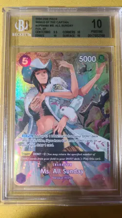 One Piece Wings Of The Captain Ms All Sunday SP OP04 064 BGS 10 Pristine - Image 2