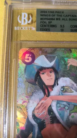 One Piece Wings Of The Captain Ms All Sunday SP OP04 064 BGS 10 Pristine - Image 4