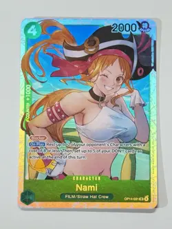 OP14-031 Nami SR One Piece OP14 The Azure Sea’s Seven English Near Mint #A4 - Image 3