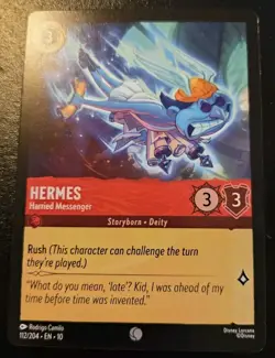 Hermes - Harried Messenger 112/204 Common Whispers In The Well Disney Lorcana - Image 1
