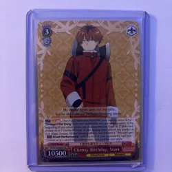 Weiss Schwarz Clumsy Birthday, Stark SFN S108-E047 RR Near Mint English - Image 1