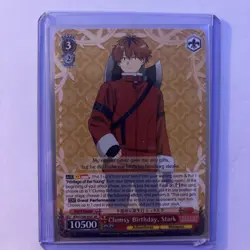 Weiss Schwarz Clumsy Birthday, Stark SFN S108-E047 RR Near Mint English - Image 2