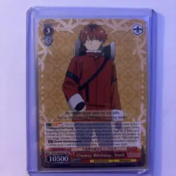 Weiss Schwarz Clumsy Birthday, Stark SFN S108-E047 RR Near Mint English - Image 4