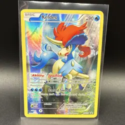 Pokemon TCG Keldeo XY118 XY Black Star Promo Full Art Holo Card NM Condition - Image 1