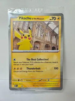 Pikachu at the Museum Jumbo Card – UK Natural History Museum – Ships worldwide - Image 1