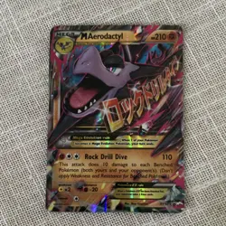 Pokemon Aerodactyl EX XY97 Promo Holo Basic EX Card 170 HP XY Set English - Image 3