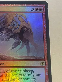1x FOIL Galvanoth Mirrodin Besieged MtG Magic Red Rare 1 x1 Card Cards - Image 2