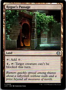 Magic the Gathering Rogue's Passage The Lost Caverns of Ixalan Commander MTG - Image 1