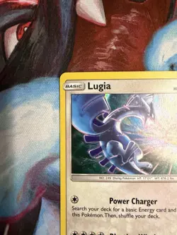 Pokemon TCG Lugia Holo Rare 131/181 Sun Moon Team Up Card NM - Image 2