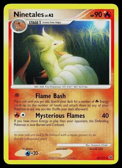 Pokemon Card - Ninetales Platinum 36/127 Rare - Image 1